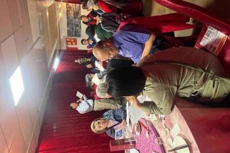 本協會理、監事、幹部春酒宴研討及理事長報告